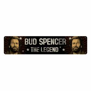 Bud Spencer Placa de Chapa The Legend 46 x 10 cm