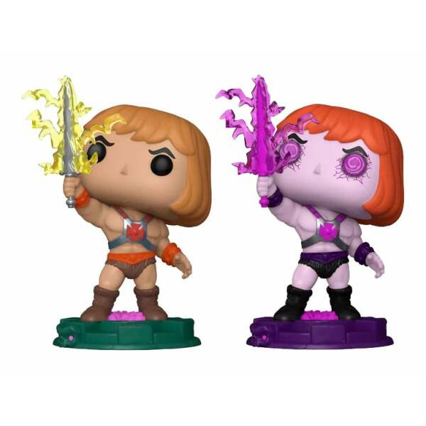 Masters of the Universe POP! Animation Vinyl Figuren He-Man w/Chase 9 cm Surtido (6)