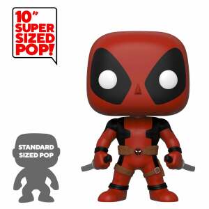 Deadpool Figura Super Sized POP! Vinyl Two Sword Red Deadpool 25 cm