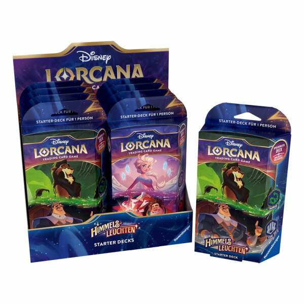 Disney Lorcana TCG Himmelsleuchten Mazos de Inicio Expositor (8) *Edición Alemana*