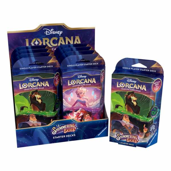 Disney Lorcana TCG Shimmering Skies Mazos de Inicio Expositor (8) *Edición Inglés*