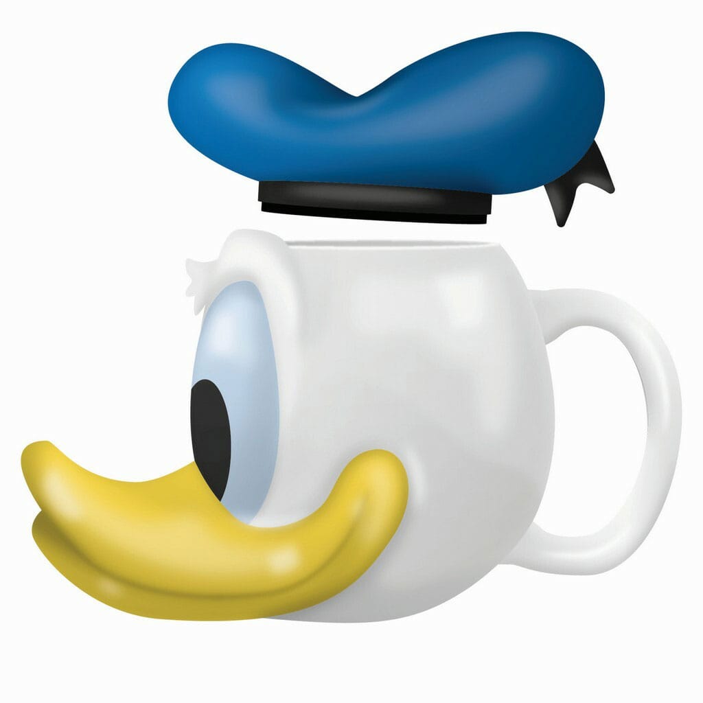 Disney: Mickey Mouse – Donald Shaped Mug with Lid