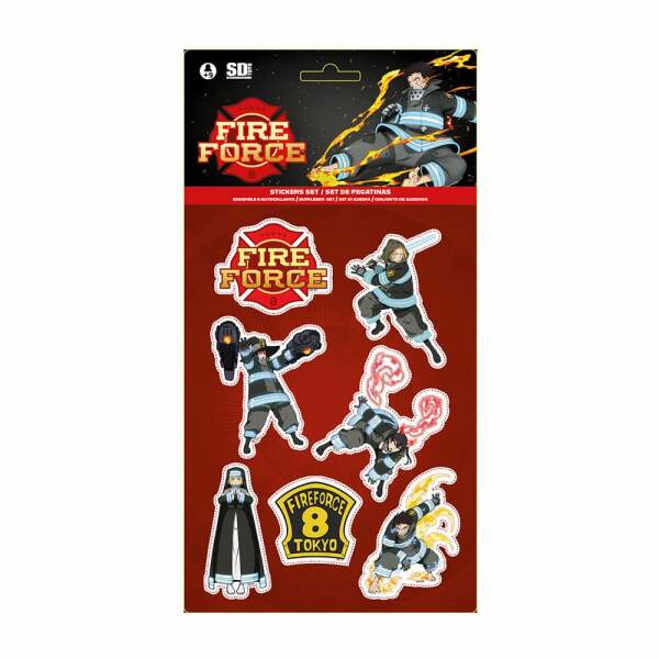 Fire Force Set de Pegatinas