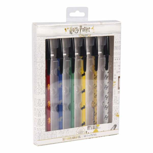 Harry Potter Pack de 6 Bolígrafos