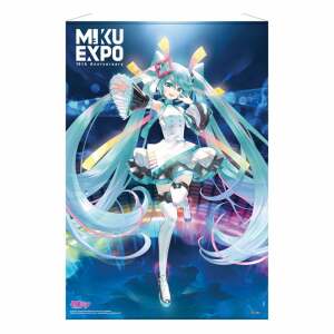 Hatsune Miku Póster Tela Miku Expo 10th Anniversary Limited Edition 61 x 91 cm