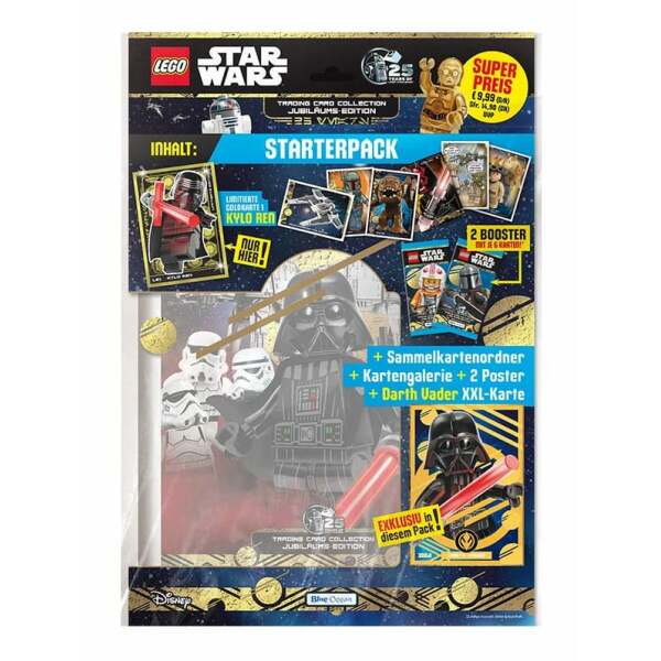 LEGO Star Wars Trading Card Collection 25th Anniversary Edition Starter Pack *Edición Alemán*