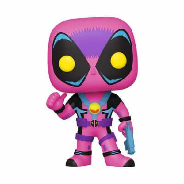 Marvel Figura POP! Vinyl Blacklight – Deadpool 9 cm