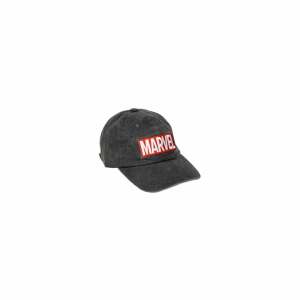 Marvel Gorra Baseball Logo Red and White Washed