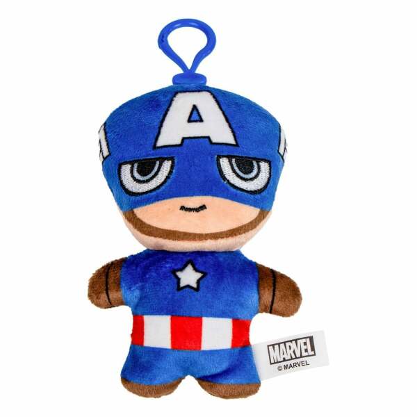 Marvel Llavero Peluche Capitan America 10 cm