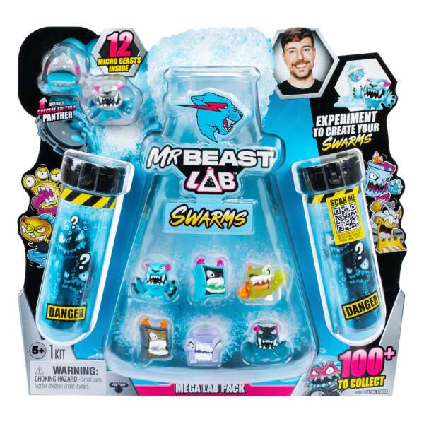 Mr. Beast Lab Swarms pack de 12 Figuras 3 cm Surtido (4)