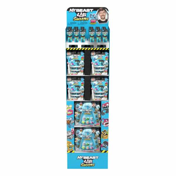 Mr. Beast Lab Swarms Figuras 3 cm Expositor (50)