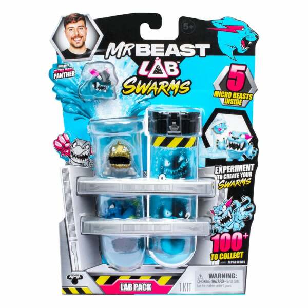 Mr. Beast Lab Swarms Pack de 5 Figuras PVC 3 cm