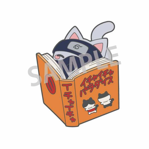 Naruto Caja de 48 Chapas Mega Cat Project Nyaruto! Kakashi Hatake 5 cm