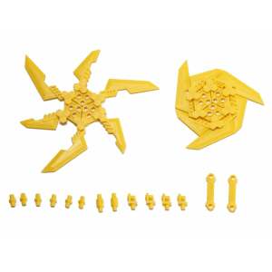 Original Character Plastic Model Kit Pop Series08: Gimic knife3 Yellow 4 cm