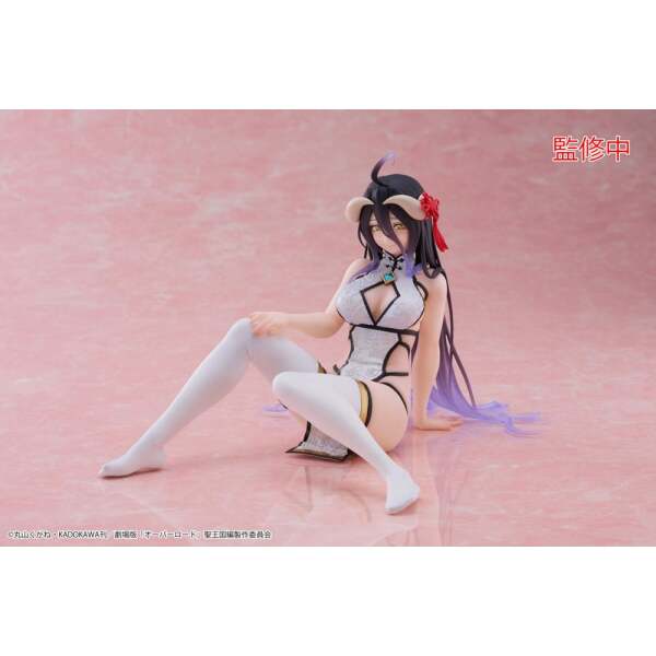 Overlord Estatua PVC Desktop Cute Figure Albedo Chinese Dress Ver. 13 cm