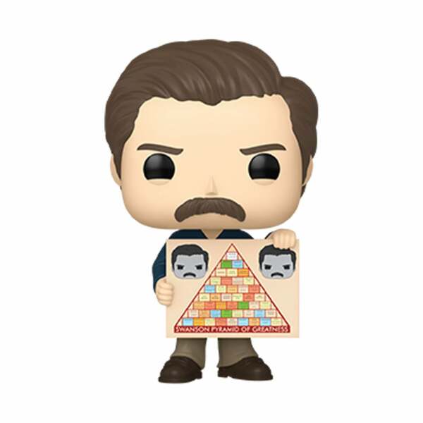 Parks and Recreation 15th Anniversary POP! TV Vinyl Figura Ron 9 cm