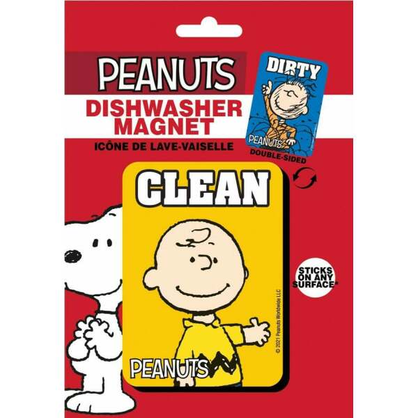 Peanuts: Clean Dirty Dishwasher Magnet