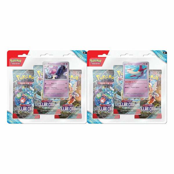 Pokémon TCG Scarlet & Violet 07 Pack de 3 Sobres Blister *INGLÉS* Set (2)