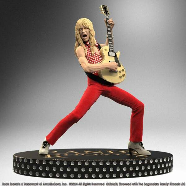 Randy Rhoads IV Estatua Rock Iconz The Early Years Red Version 24 cm