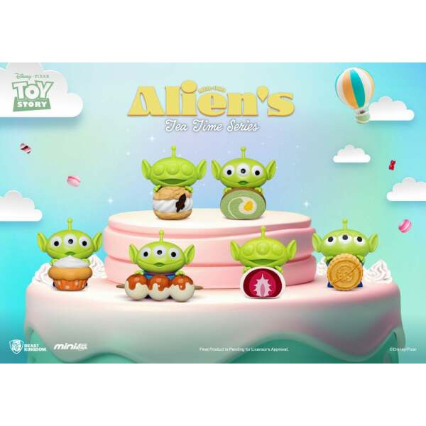 Toy Story Pack de 6 Figuras Mini Egg Attack Alien’s Tea Time Series Set 10 cm