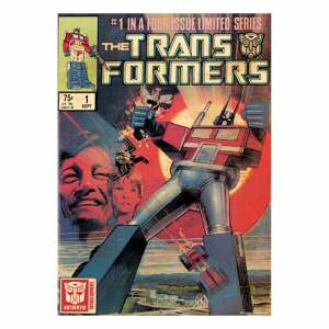 Transformers Litografia 40th Anniversary Limited Edition 42 x 30 cm