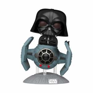 Star Wars: Dark Side POP! Rides Deluxe Vinyl Figura TIE Advanced x1 w/Vader 9 cm
