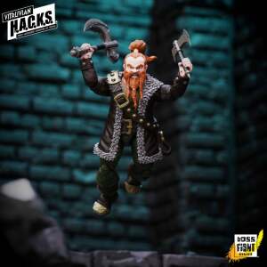 Vitruvian H.A.C.K.S. Figura Dwarf Mercenary Grimgrom