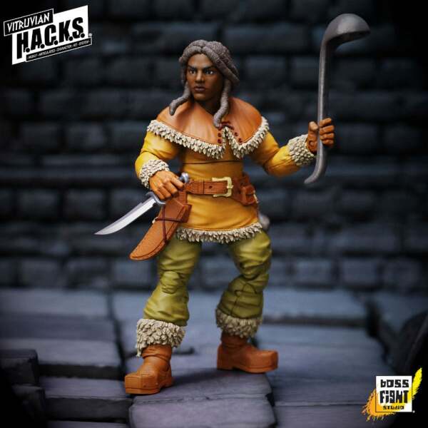 Vitruvian H.A.C.K.S. Figura Dwarf Tavern Keeper Madame Ruskin