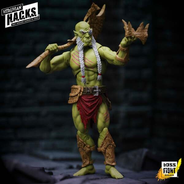 Vitruvian H.A.C.K.S. Figura Mighty Orc Sovran Bur’Zagi