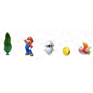 World of Nintendo Super Mario Diorama Set Underwater