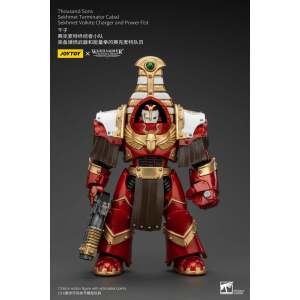 Warhammer The Horus Heresy Figura 1/18 Thousand Sons Sekhmet Terminator Cabal Sekhmet Volkite Charger and Power Fist 14 cm