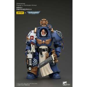 Warhammer 40k Figura 1/18 Ultramarines Captain In Terminator Armour 14 cm