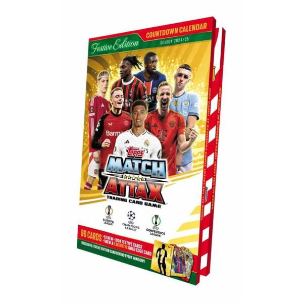 UEFA Club Competitions Match Attax TCG Saison 2024/25 Calendario de Adviento *Edición Alemán*