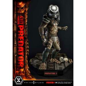 Predator 2 Estatua Museum Masterline 1/3 City Hunter Predator Deluxe Version 105 cm