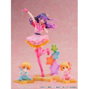 Oshi no Ko Estatua PVC SHIBUYA SCRAMBLE FIGURE 1/6 Ai, Aqua, Ruby 25 cm