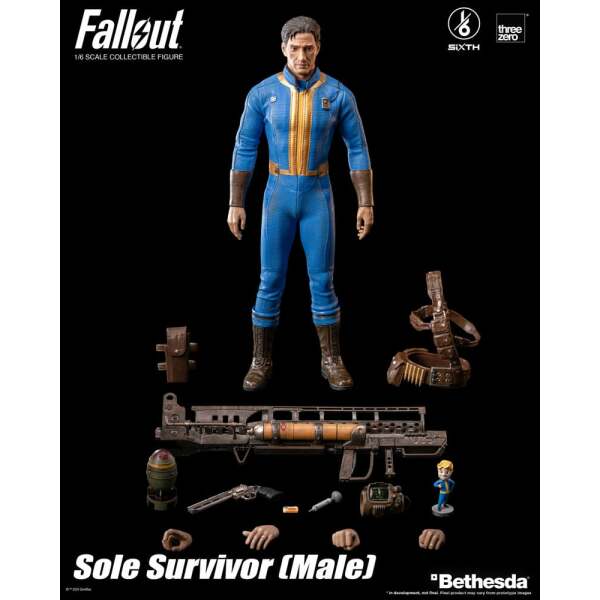 Fallout Figura FigZero 1/6 Sole Survivor (Male) 31 cm