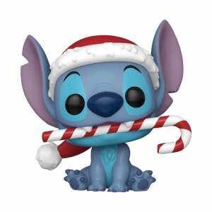 Disney Figura POP! Vinyl Holiday Stitch w/CC 9 cm