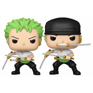 One Piece POP! Animation Vinyl Figuren Zoro (Refresh) w/Ch 9 cm Surtido (6)