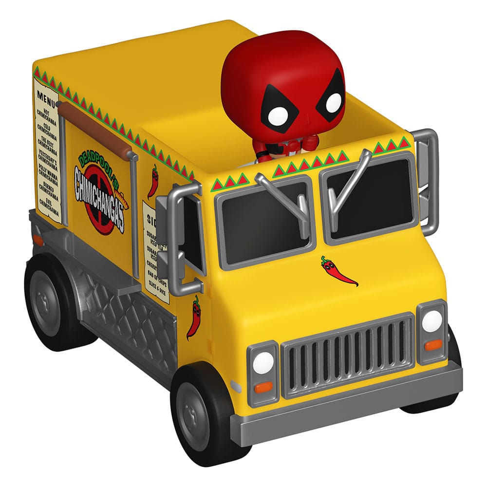 Marvel POP! Rides Vinyl Figura Deadpool w/Chimichanga Truck 2,5 cm