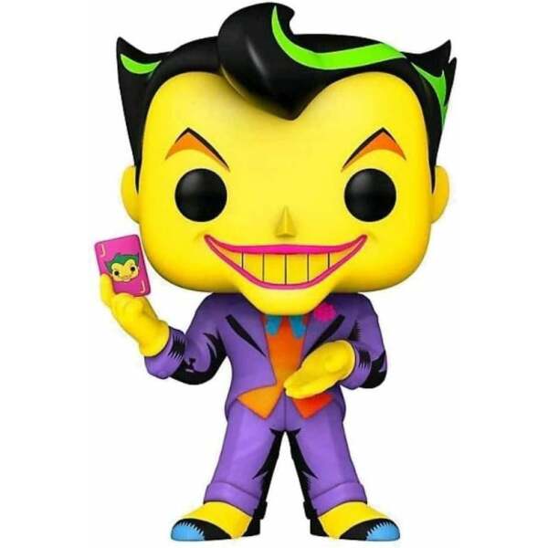 DC Comics Figura POP! Heroes Vinyl Joker (Black Light) 9 cm