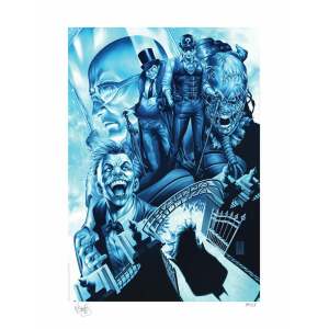 DC Comics Litografia The Gates of Arkham 46 x 61 cm – sin marco