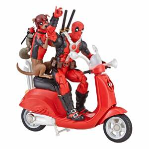 Deadpool Corps Marvel Legends Vehículo con Figura Deadpool with Scooter 15 cm