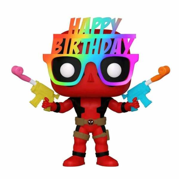 Deadpool POP! Marvel Vinyl Figura 30th Birthday Glasses Deadpool 9 cm