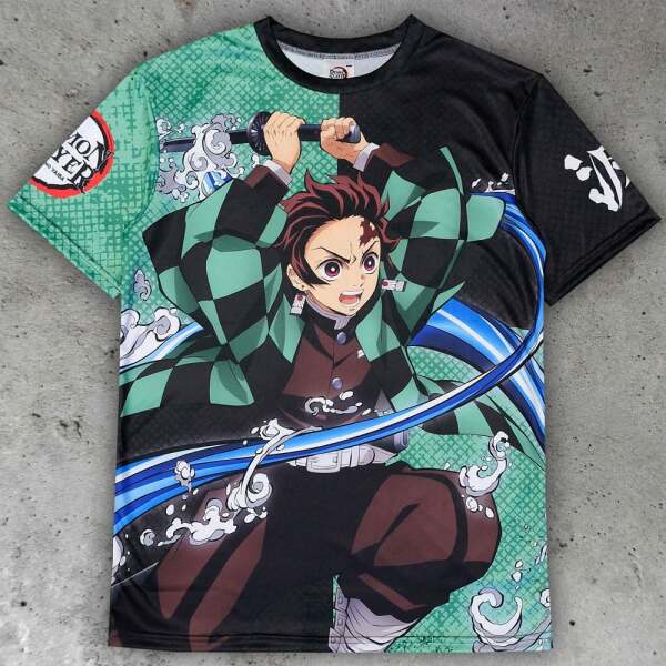 Demon Slayer: Kimetsu no Yaiba Camiseta Tanjiro Kamado  talla L