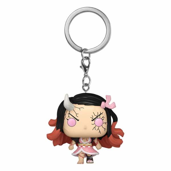 Demon Slayer: Kimetsu no Yaiba Llaveros Pocket POP! Vinyl Nezuko(Demon Form) 4 cm Expositor (12)