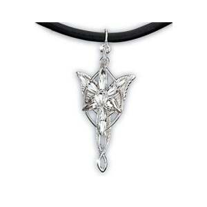 El Señor de los Anillos Colgante Mini Evenstar (Plata de ley)