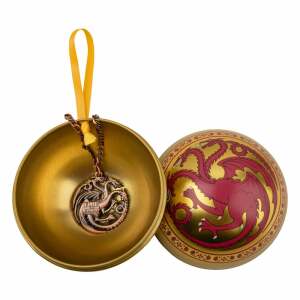 Game of Thrones Bola de Navidad con collar Targaryen