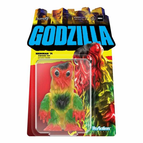 Godzilla Figura Toho ReAction Hedorah Vintage Toy 10 cm