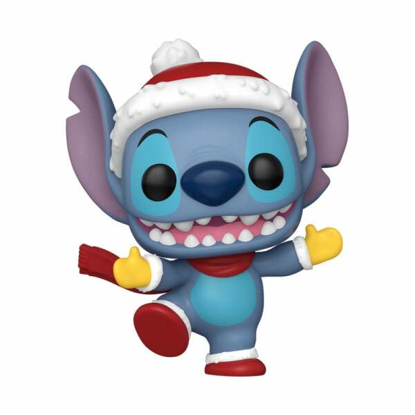 Disney Figura POP! Vinyl Holiday Stitch w/Hat 9 cm