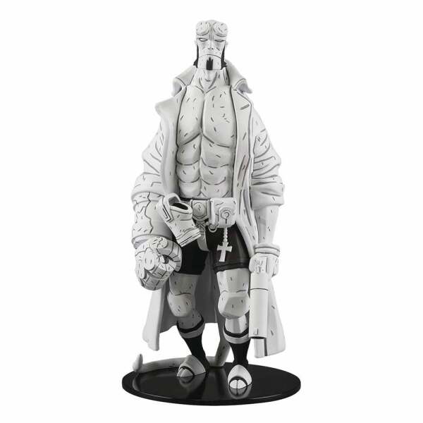 Hellboy Estatua vinilo 30th Anniversary B&W Variant Previews Exclusive 32 cm